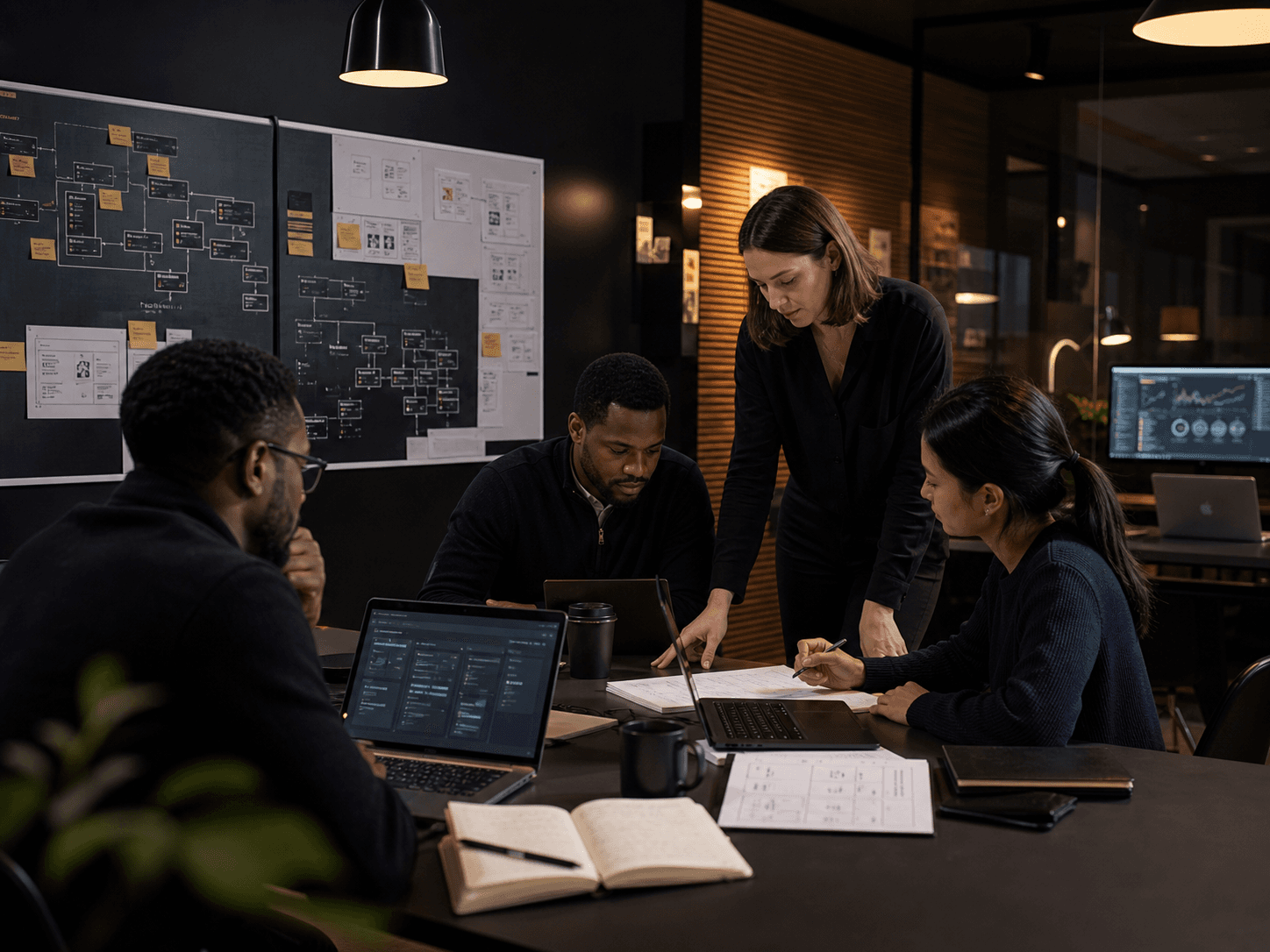 Chibara team collaborating on operational systems